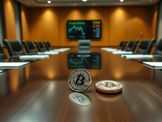 A chart illustrating the decline of a **corporate crypto treasury** strategy, juxtaposed with an upward trend for share buybacks, symbolizing a significant financial pivot.