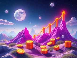 An image illustrating the significant influx of crypto funding into startups, symbolizing growth and investment in the blockchain sector.