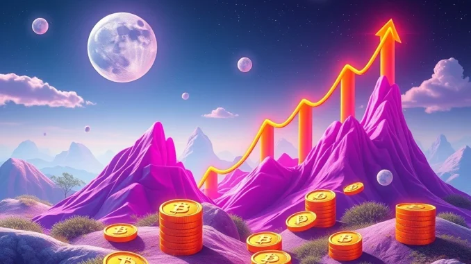 An image illustrating the significant influx of crypto funding into startups, symbolizing growth and investment in the blockchain sector.