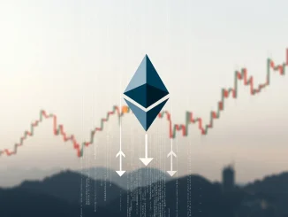 Chart showing crypto liquidations led by Ethereum, symbolizing market volatility and significant financial impact.