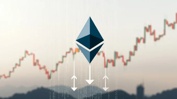 Crypto Liquidations: ETH Leads Dramatic $226.3M Plunge Chart showing crypto liquidations led by Ethereum, symbolizing market volatility and significant financial impact.
