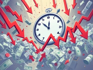 Charts showing massive crypto liquidations in the futures market, highlighting rapid trading risks and market volatility.