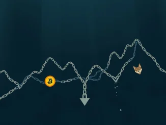A visual representation of significant crypto liquidations, showing a sharp market downturn affecting long positions in ETH, BTC, and DOGE.