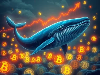 Illustrates a crypto whale's massive unrealized profit across a diverse cryptocurrency portfolio, highlighting strategic long positions.