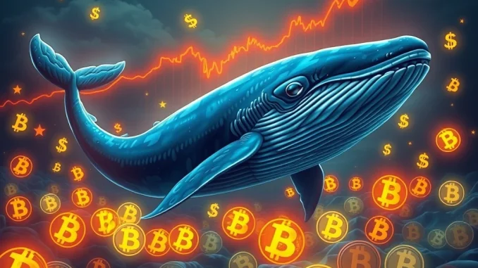 Illustrates a crypto whale's massive unrealized profit across a diverse cryptocurrency portfolio, highlighting strategic long positions.