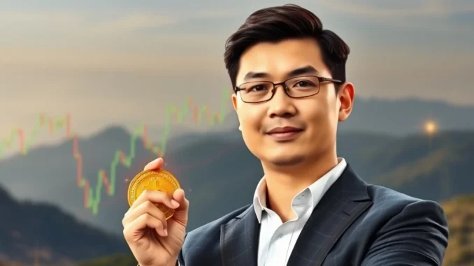 Changpeng Zhao, Binance founder, confidently represents his $62.9 billion net worth, leading crypto billionaires in the digital asset space.