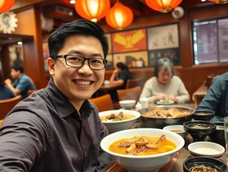 CZ enjoys Korean food during his South Korea visit, highlighting cultural exchange and crypto interest.