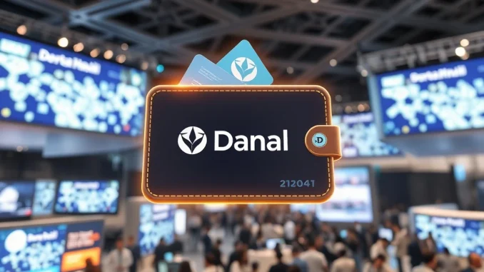 Danal stablecoin payment platform demo at Korea Blockchain Week, showcasing secure digital currency transactions and financial innovation.