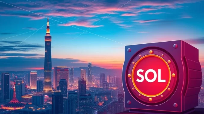 DeFi Development's strategic move to establish a SOL reserve company in South Korea, symbolizing significant SOL acquisition and institutional growth.