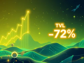 Charts showing the remarkable 72% surge in DeFi lending TVL, driven by institutional crypto adoption.