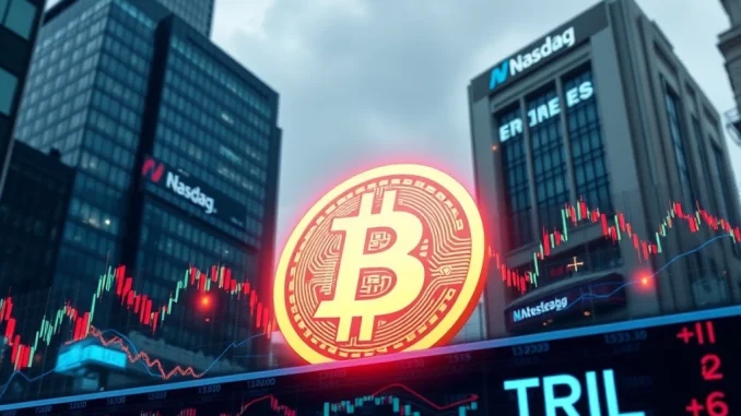 Defiance ETF: Unveiling TRIL's Innovative Blend of M7 Stocks and Bitcoin ETF on Nasdaq Defiance ETF TRIL symbol blending M7 stocks and Bitcoin ETF investments, listed on Nasdaq.