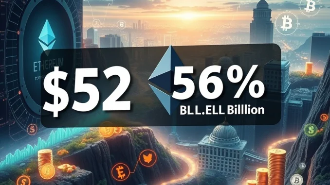 Visualizing the substantial $25 billion surge in Digital Asset Treasuries during Q3, with a clear emphasis on Ethereum's dominant 54% share.