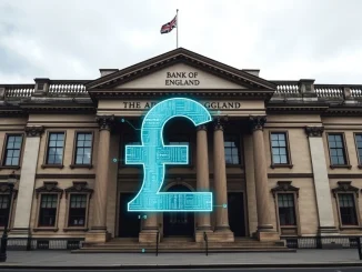 Bank of England building representing the crucial design phase of the digital pound, shaping the UK's future of money.