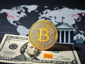 Illustrates the potential risk of dollar stablecoins to the USD's safe-haven status, as warned by central banks.