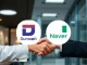 Illustrates the **Dunamu Naver acquisition** discussions, showing two company logos converging, symbolizing potential partnership.