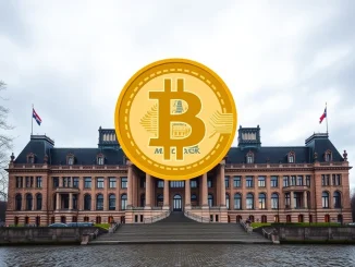 Dutch parliament building representing the **Forum for Democracy crypto** proposal for a national Bitcoin reserve.