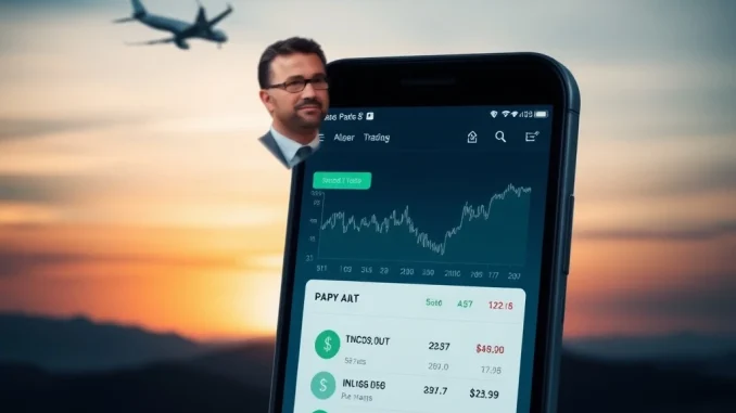 EasyJet founder Stelios Haji-Ioannou introduces the new EasyBitcoin cryptocurrency trading app for accessible digital asset management.