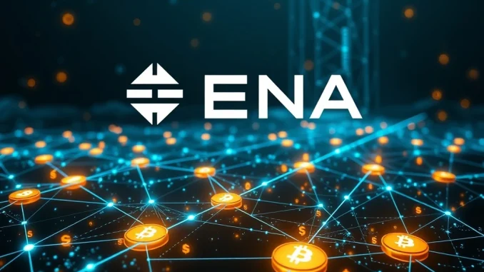 Visualizing over $15M in ENA transactions on a digital ledger, highlighting significant crypto whale activity.