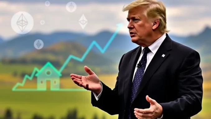 Eric Trump discusses crypto real estate hedge strategies, emphasizing the strategic link between digital assets and property investments.