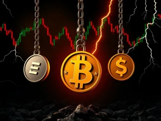 Chart depicting significant ETH liquidations in the crypto perpetual futures market, illustrating forced long position closures.