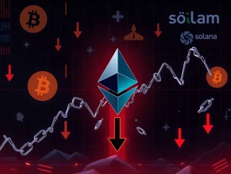 Chart illustrating significant ETH liquidations impacting the crypto futures market, showing market volatility.
