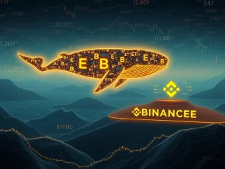 An ETH staking whale makes a significant Binance deposit, indicating a major market event and securing substantial Ethereum profit.