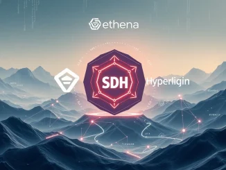 Ethena's proposal for Hyperliquid USDH issuance rights, symbolizing community reinvestment and DeFi growth within the stablecoin market.