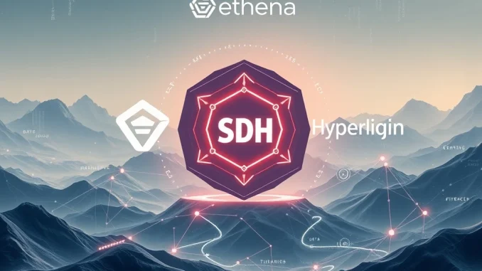 Ethena's proposal for Hyperliquid USDH issuance rights, symbolizing community reinvestment and DeFi growth within the stablecoin market.