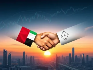 Ethena investment deal signing, symbolizing a strategic partnership between Ethena and M2 Holdings for crypto asset management.