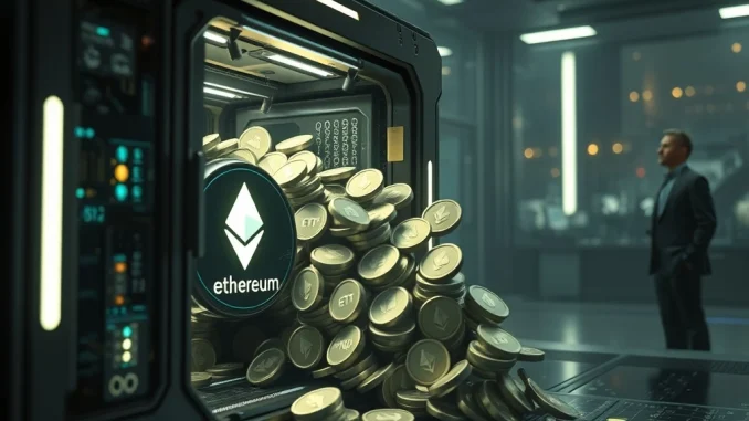 Ether Machine's monumental $654M ETH investment from Jeffrey Berns, symbolizing significant growth in Ethereum holdings.