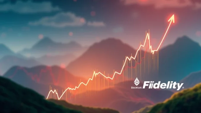 Charts showing significant US spot ETH ETFs inflows, highlighting contributions from BlackRock and Fidelity, signaling market growth.
