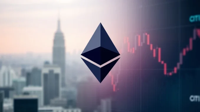 Citibank's Ethereum price prediction charts showing potential ETH market fluctuations and the ETH Price Outlook.