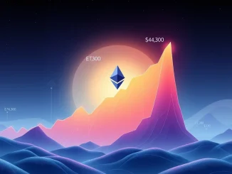 Chart illustrating strong **Ethereum price** support at $4,300 and potential future growth driven by institutional demand.