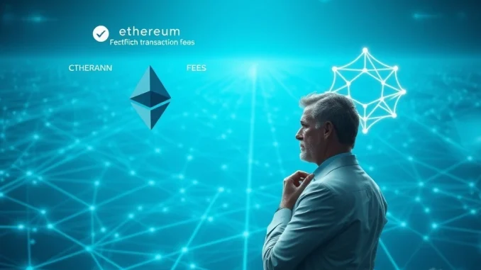 Cardano founder Charles Hoskinson discussing **Ethereum scalability** issues and its foundational vision's challenges.