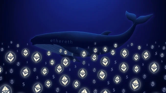 An anonymous Ethereum whale's significant ETH accumulation through crypto OTC trades, highlighting market impact.