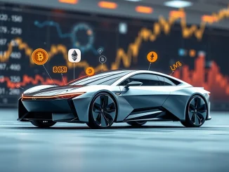 Faraday Future Crypto arm pursuing a public listing, symbolizing a strategic move into digital finance and innovation.