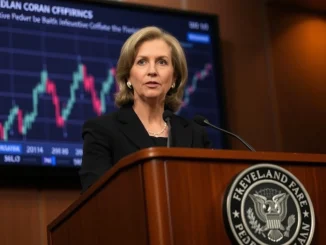 Cleveland Fed president Beth Hammack discusses **Federal Reserve interest rates**, highlighting the risk of **economic overheating**.