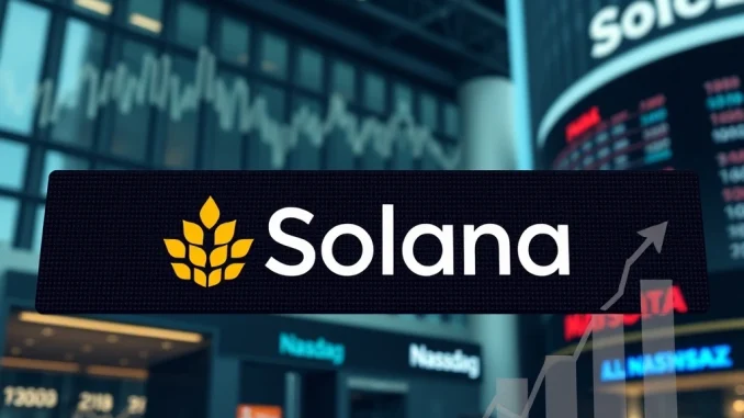 Visualizing Fitell's significant Fitell SOL purchase, symbolizing a Nasdaq company's bold entry into Solana crypto investments.