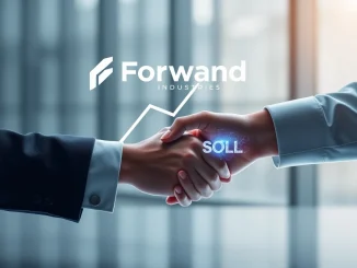 Visualizing Forward Industries' massive SOL acquisition, symbolizing a strategic investment and significant growth in the cryptocurrency market.
