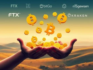 Digital representation of funds being distributed to FTX creditors, symbolizing the FTX distribution and recovery process.