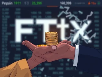 A visual representation of money being transferred, symbolizing the significant FTX repayment to creditors following the crypto bankruptcy.