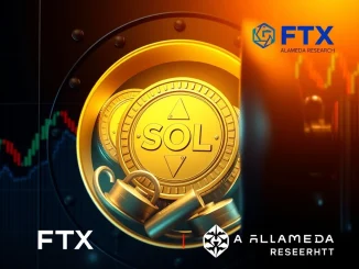 Illustration of FTX unstakes SOL tokens, representing significant crypto asset movements and market scrutiny.