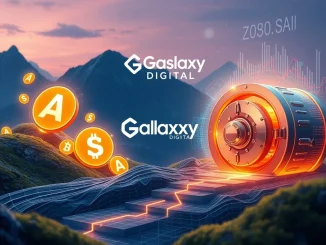 A digital vault securing a large volume of ASTER, symbolizing Galaxy Digital's significant ASTER accumulation and strategic digital asset investment.