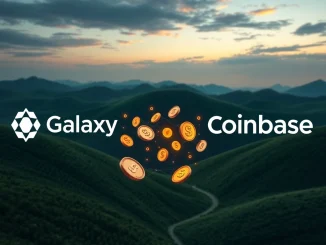 A visual representation of a substantial Galaxy Digital SOL transfer to Coinbase, symbolizing a major cryptocurrency transaction.