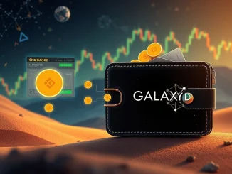 Visualizing Galaxy Digital's significant SOL withdrawal from Binance, signaling potential strategic crypto accumulation.