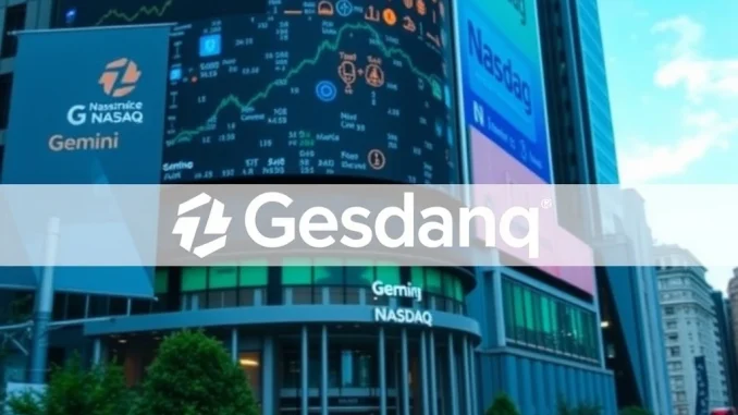 Nasdaq's $50M investment in Gemini's IPO signals a pivotal moment for the cryptocurrency exchange and the broader digital asset market.