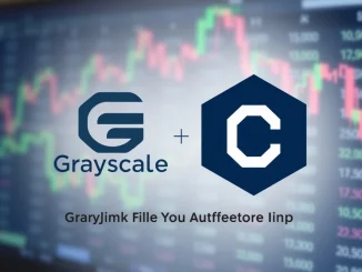 Visualizing the Grayscale Chainlink ETF filing, representing a pivotal moment for crypto investment and market access.