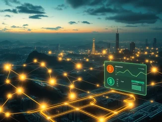 Visualizing GRVT's successful $19M Series A funding, highlighting its ZK-based decentralized exchange technology and growth.