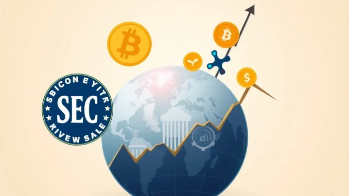 A diverse portfolio of cryptocurrencies and financial charts, symbolizing the Hashdex crypto ETF approval and its impact on digital asset investments.