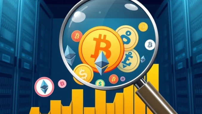 Visualizing the Hashdex NCIQ fund's strategic expansion into diverse crypto assets under SEC scrutiny, symbolizing growth in digital asset investments.